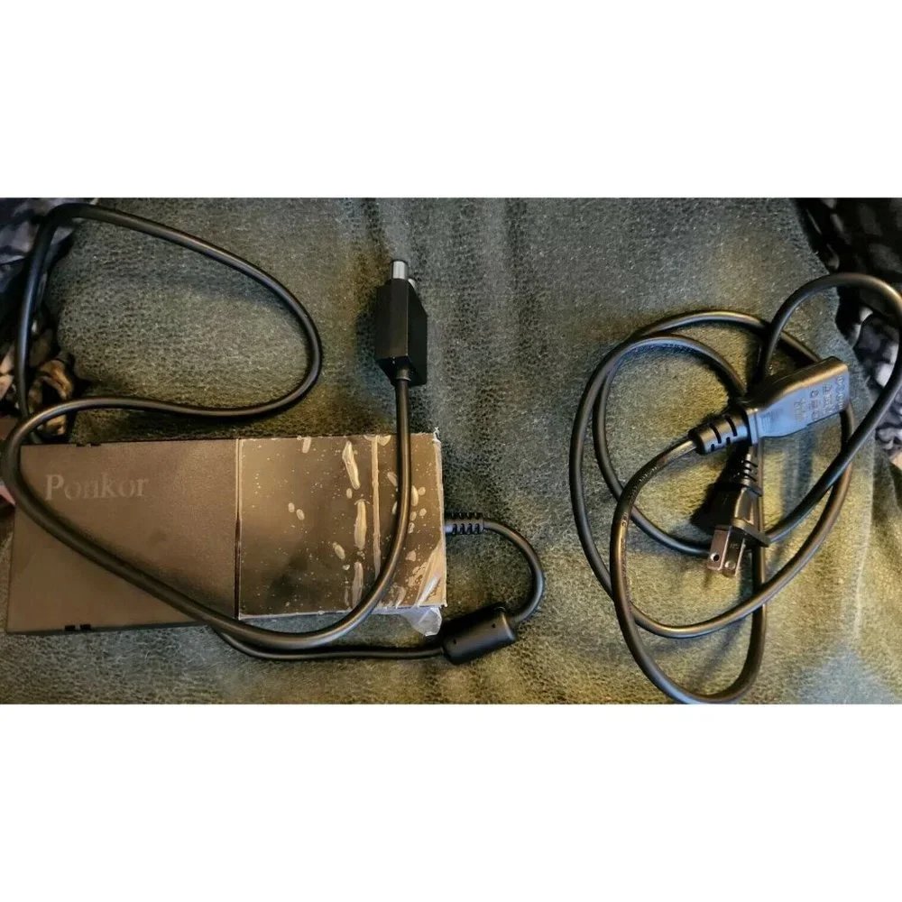 TESTED Ponkor AC Adapter Power Supply Cord for Xbox One - Black (WG220A)